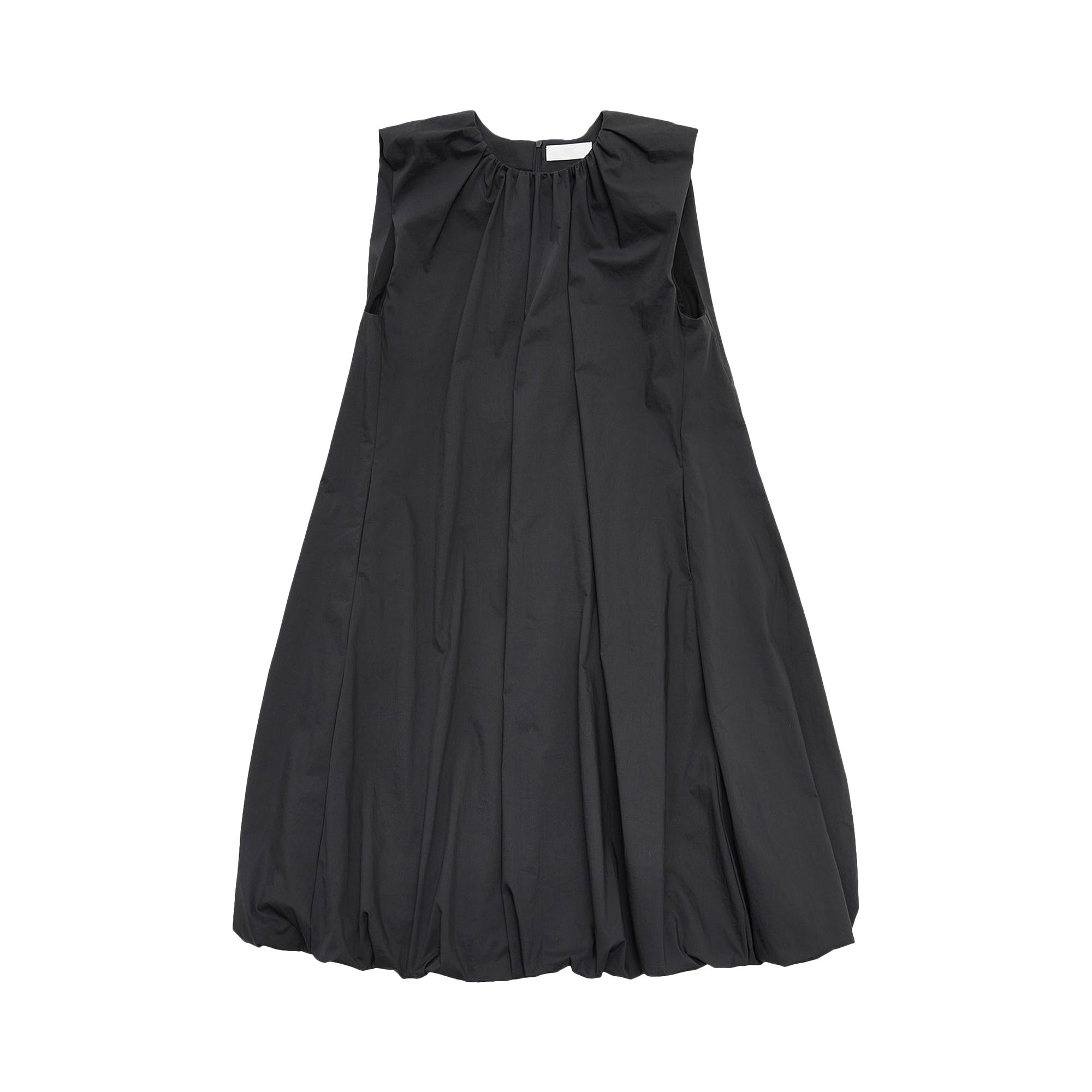 Pre-owned Amomento Volume Shirring Dress 'charcoal' | Brown | Women's Size 1