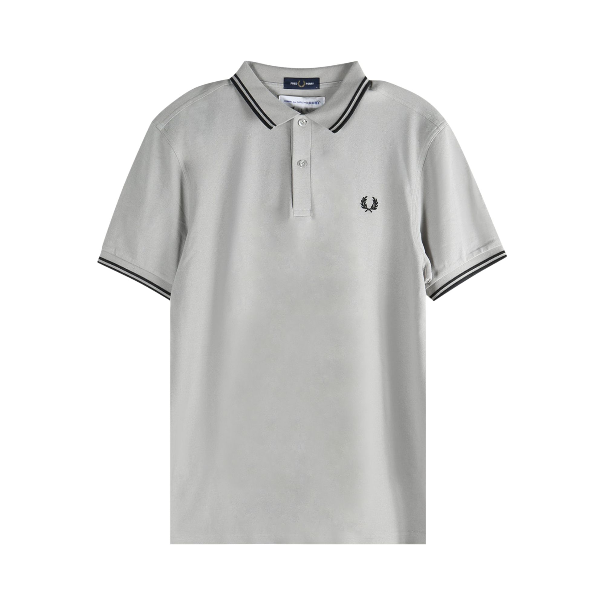 Pre-owned Comme Des Garçons Shirt Knitted Polo T-shirt 'limestone' | Tan | Men's Size M