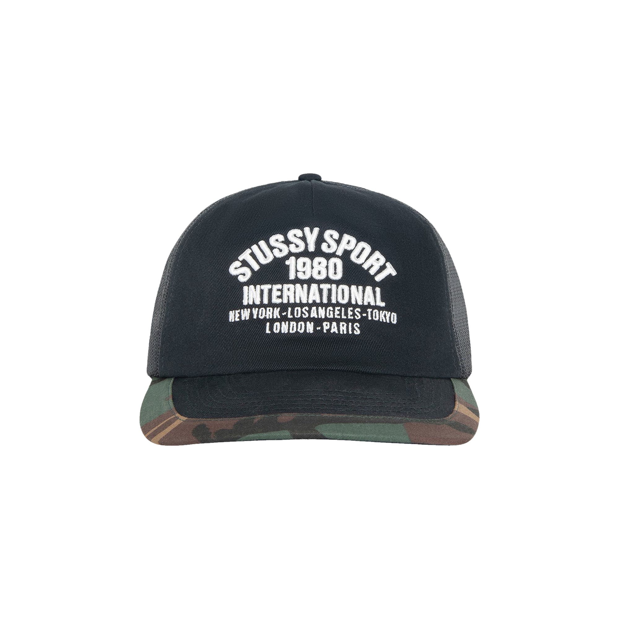 Pre-owned Stussy Trucker International Snapback 'black' | Men's Size Onesize