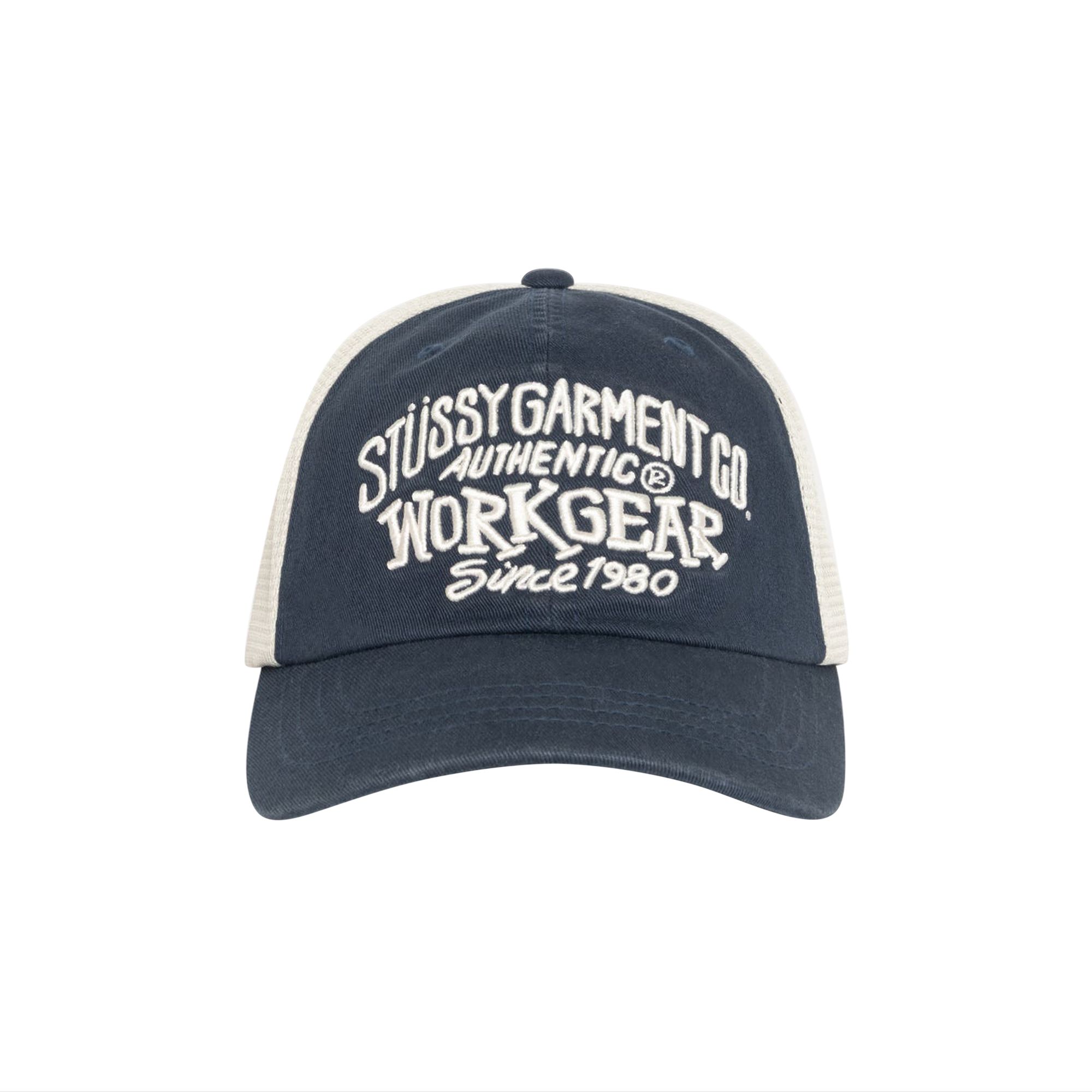 Pre-owned Stussy Low Profile Workgear Strapback 'navy' | Blue | Men's Size Onesize