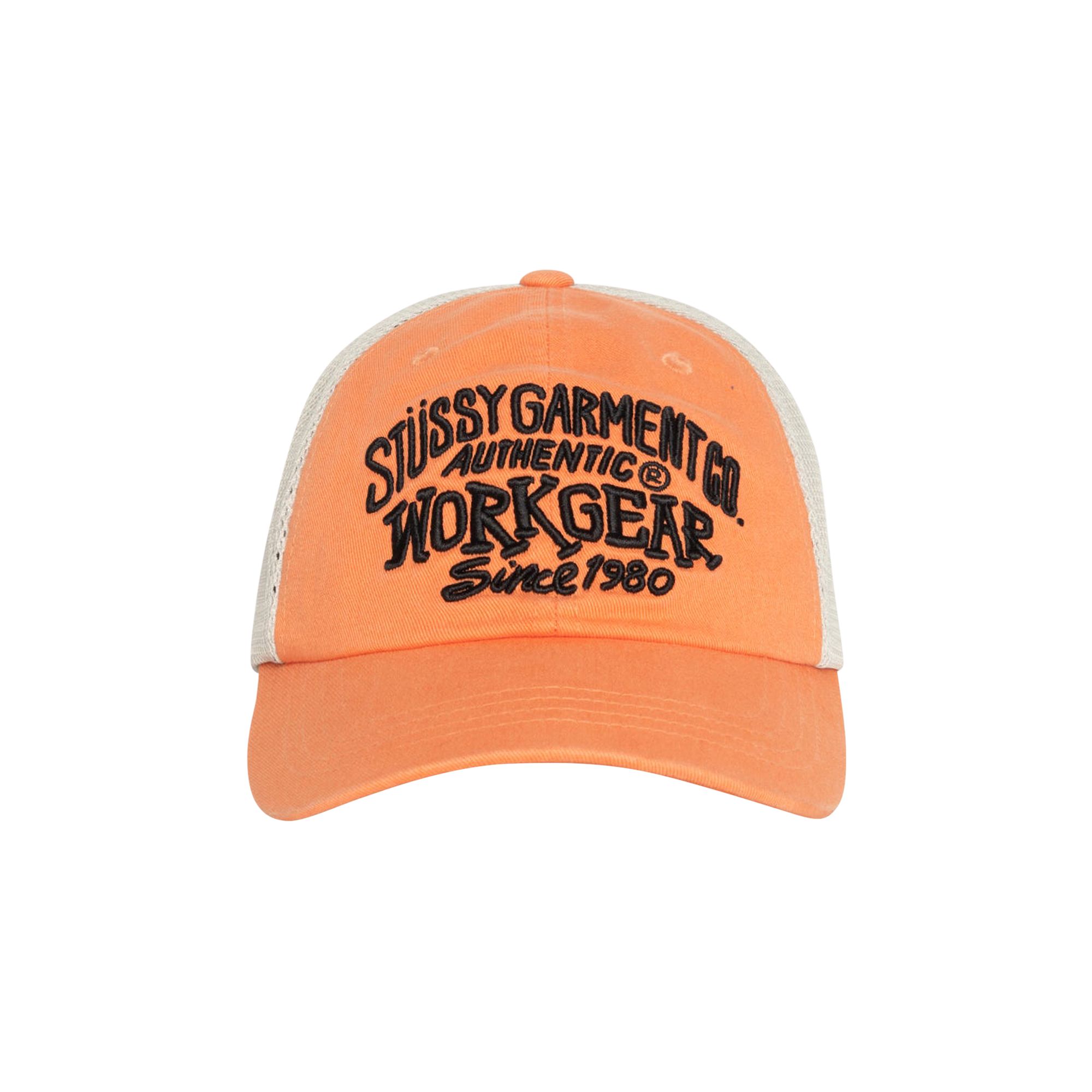 Pre-owned Stussy Low Profile Workgear Strapback 'orange' | Men's Size Onesize