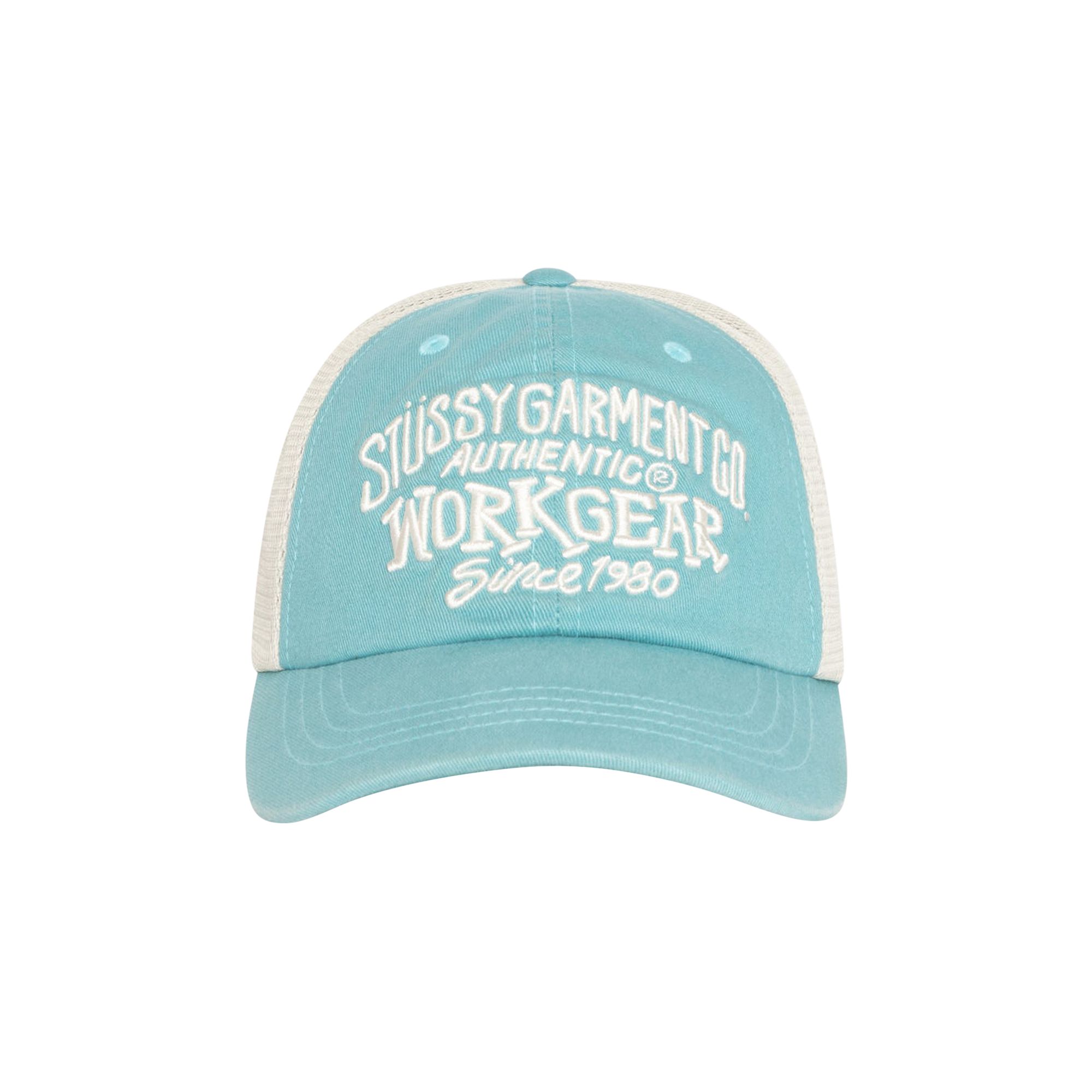 Pre-owned Stussy Low Profile Workgear Strapback 'teal' | Men's Size Onesize