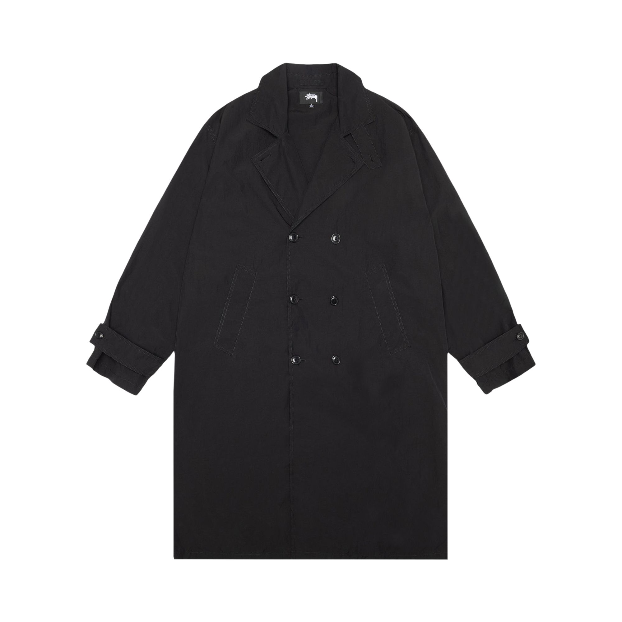 Pre-owned Stussy Lightweight Surfman Trench 'black' | Men's Size L