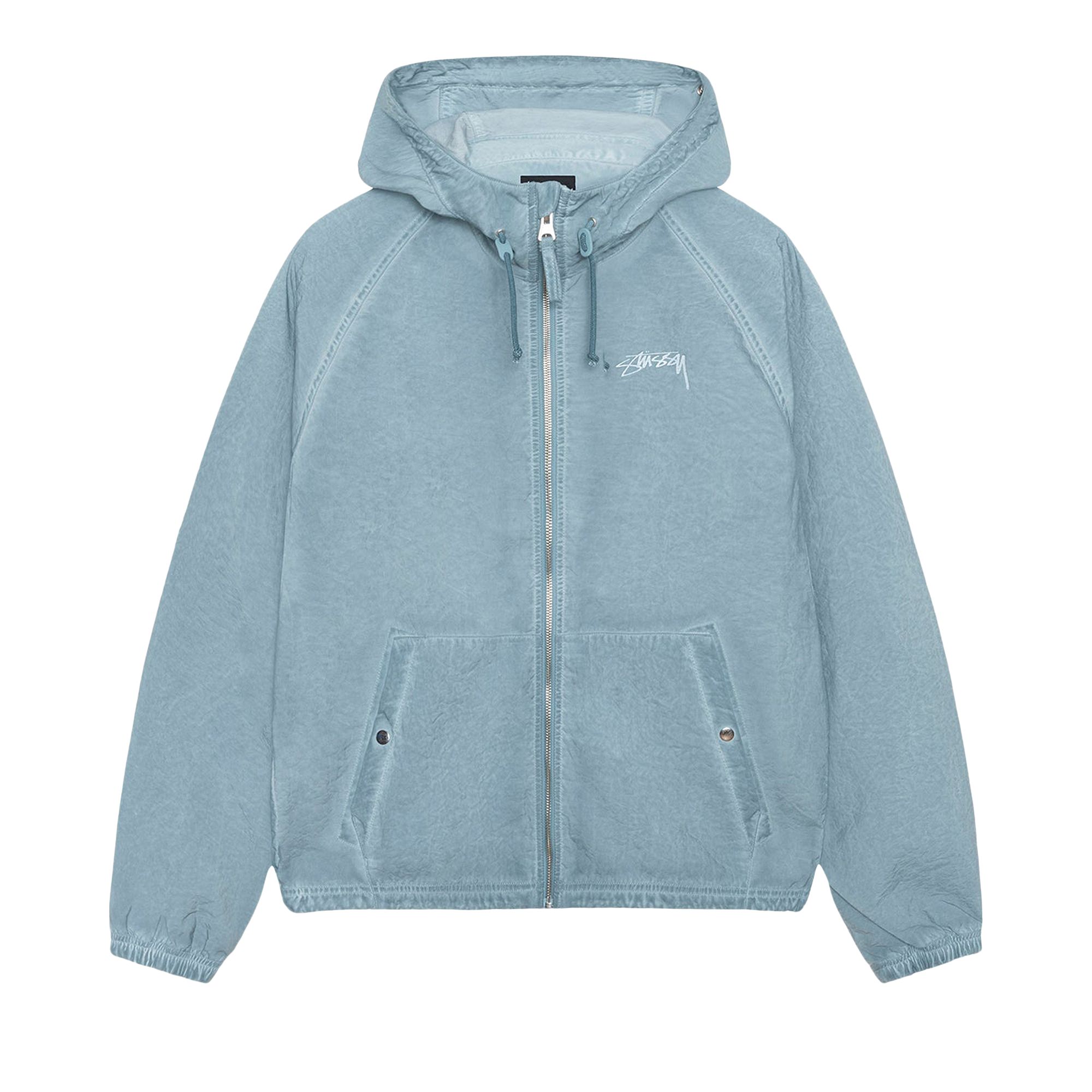 Pre-owned Stussy Beach Shell Garment Dyed 'blue' | Men's Size Xl