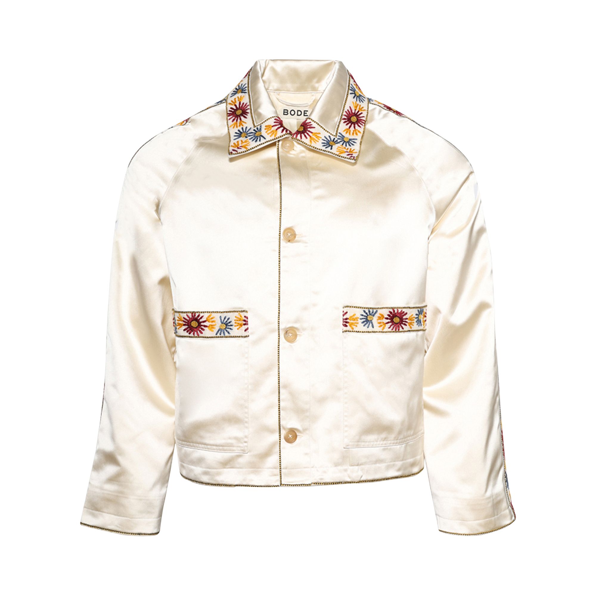 Pre-owned Bode Candyfloss Jacket 'cream' | Men's Size Xl