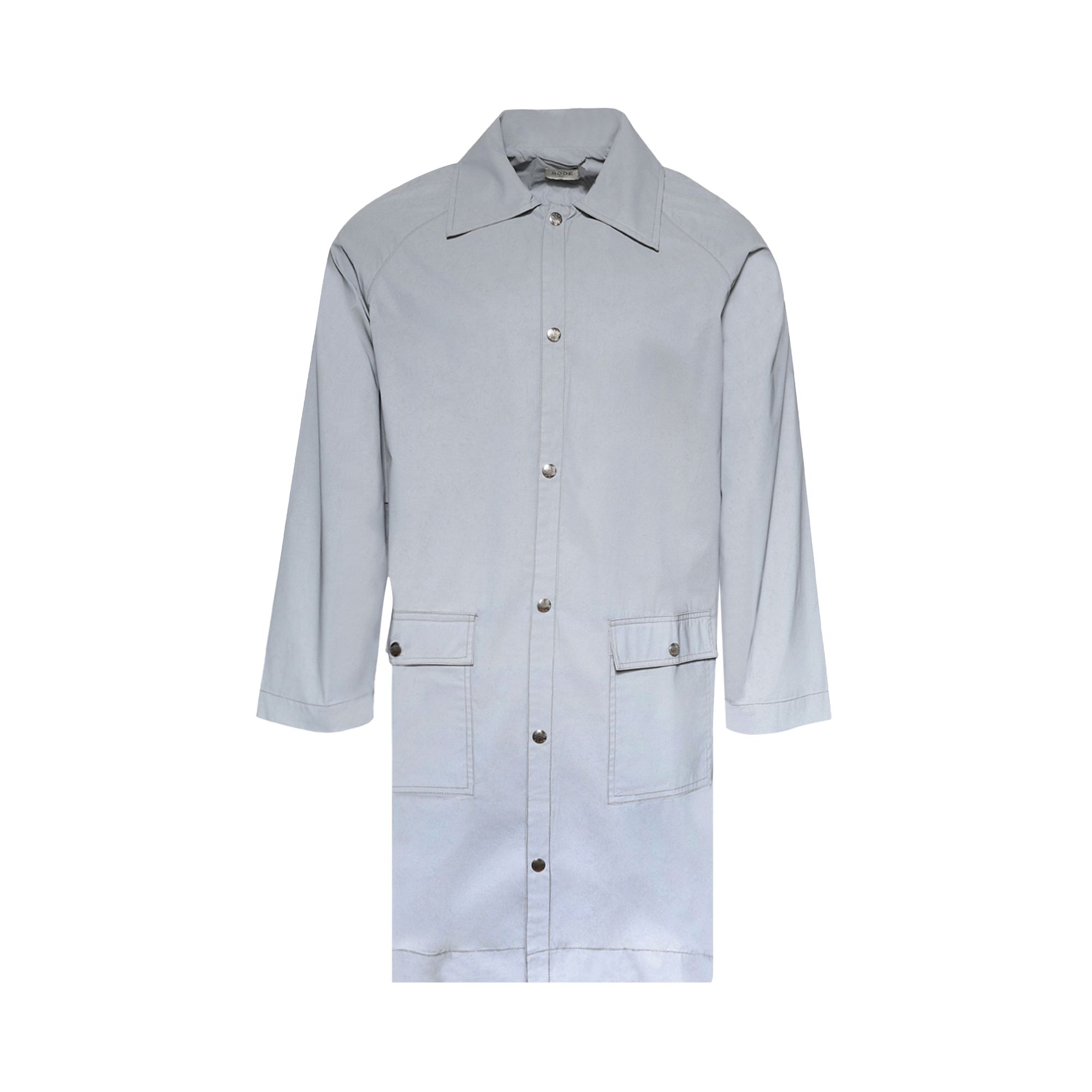 Pre-owned Bode Reflective Rain Coat 'grey Reflective' | Men's Size Xl