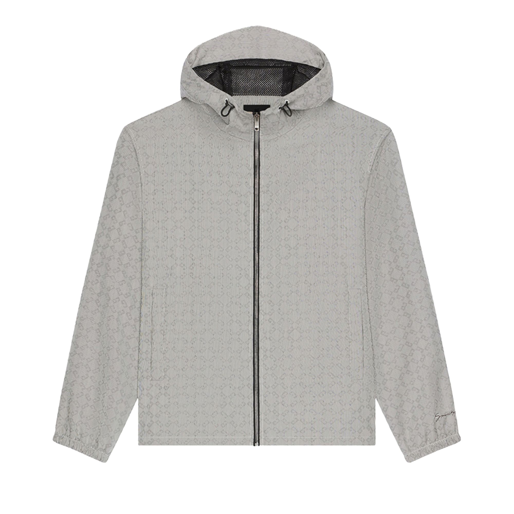 Pre-owned Givenchy Monogram 72 Jacquard Windbreaker 'black/white' | Men's Size 54