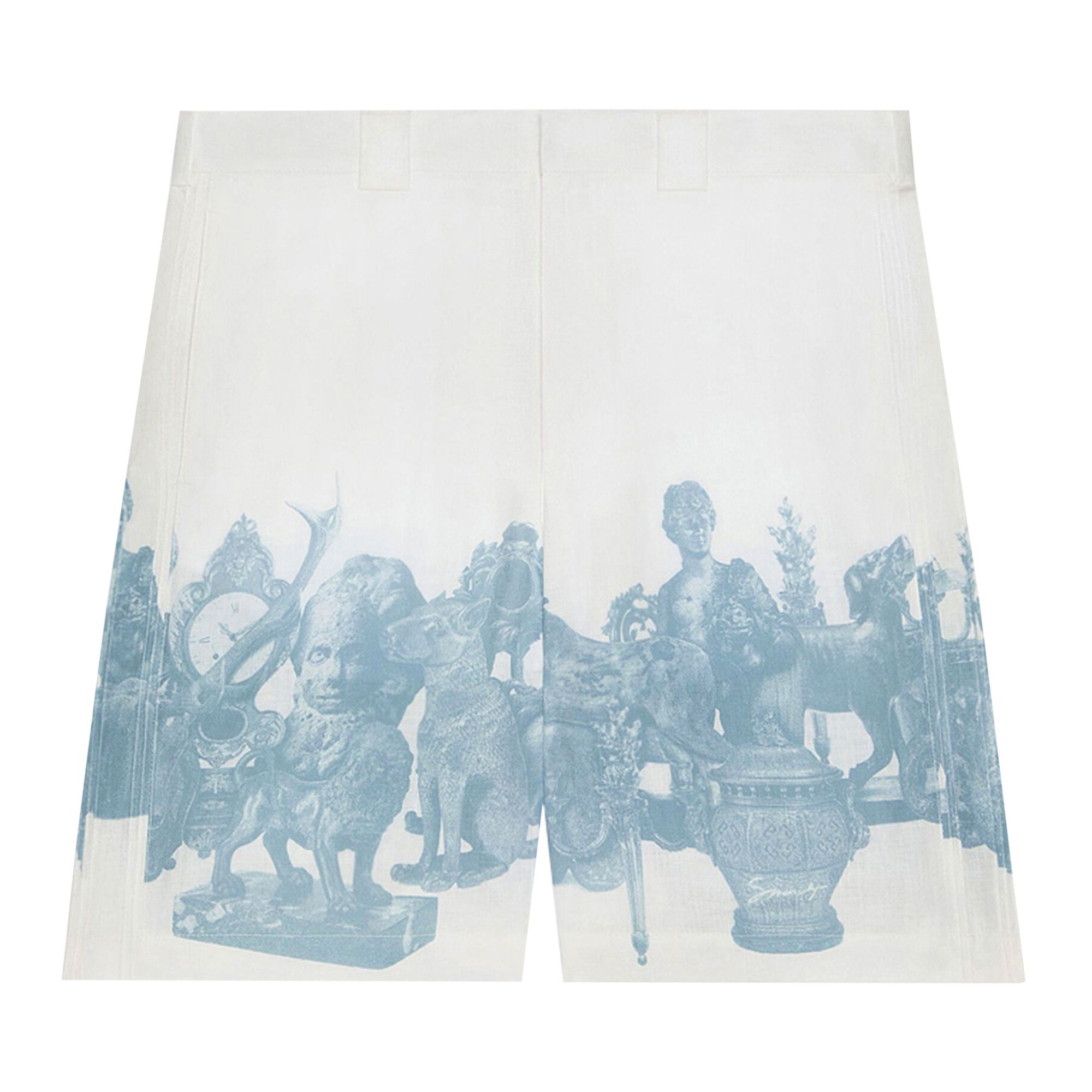 Pre-owned Givenchy Hawaiian Short 'blue/white' | Men's Size 54