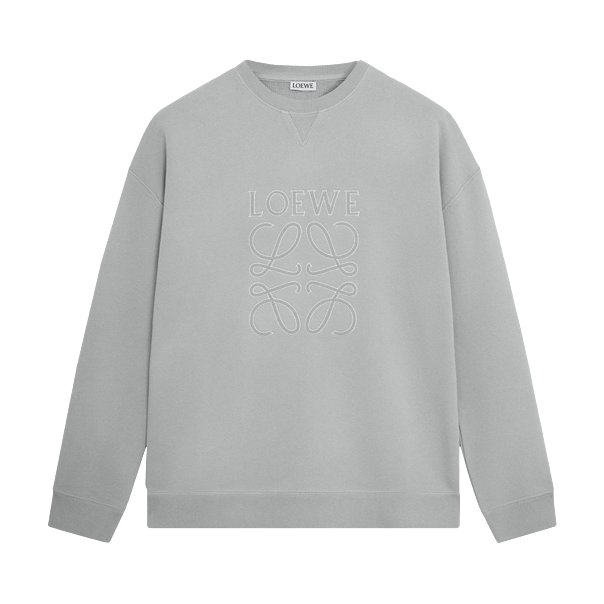 Pre-owned Loewe Relaxed Fit Sweatshirt 'light Grey' | Men's Size Xl
