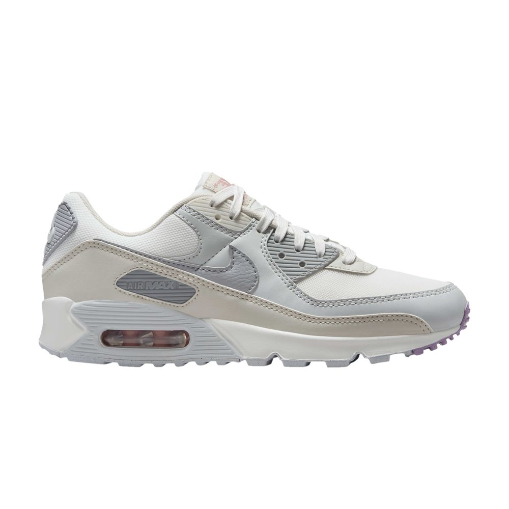 Pre-owned Nike Wmns Air Max 90 'pure Platinum Beyond Pink' | Grey | Women's Size 10.5