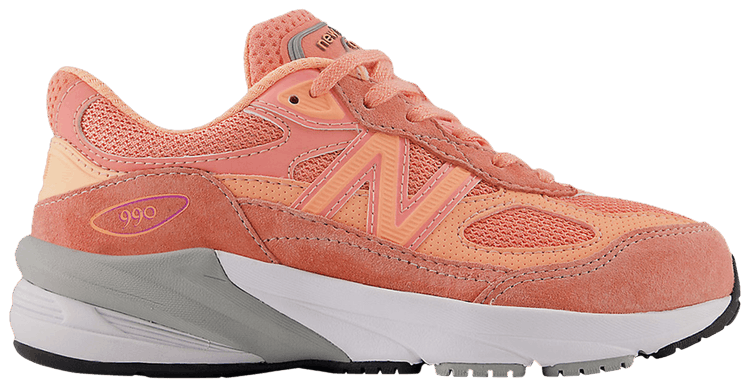 New Balance 990v6 Little Kid Passion Fruit