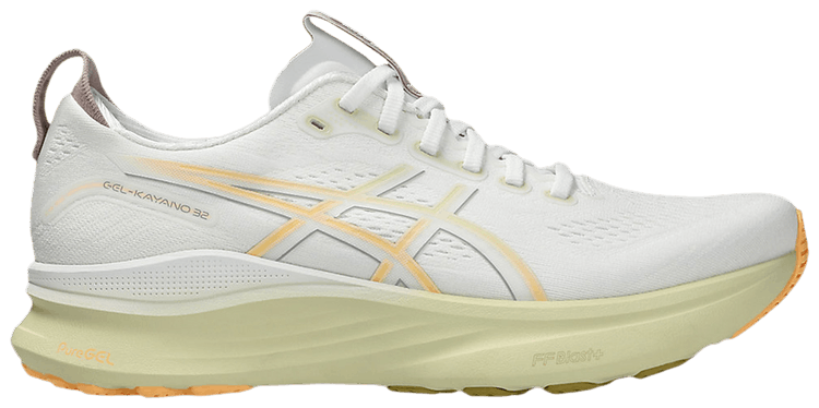 Asics Gel Kayano 32 Extra Wide White Orange Glow
