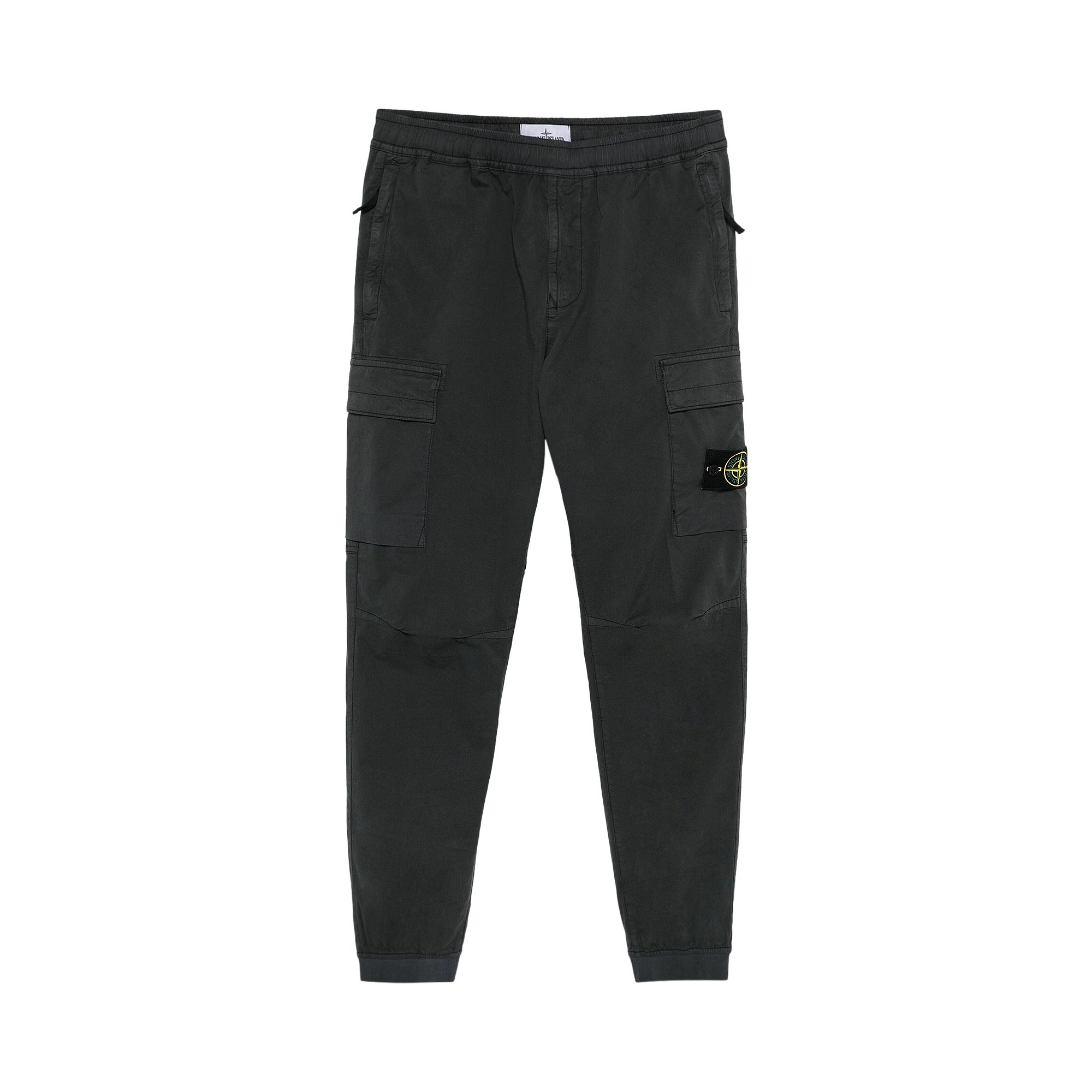 Pre-owned Stone Island Logo Cargo Pants 'charcoal' | Brown | Men's Size 31