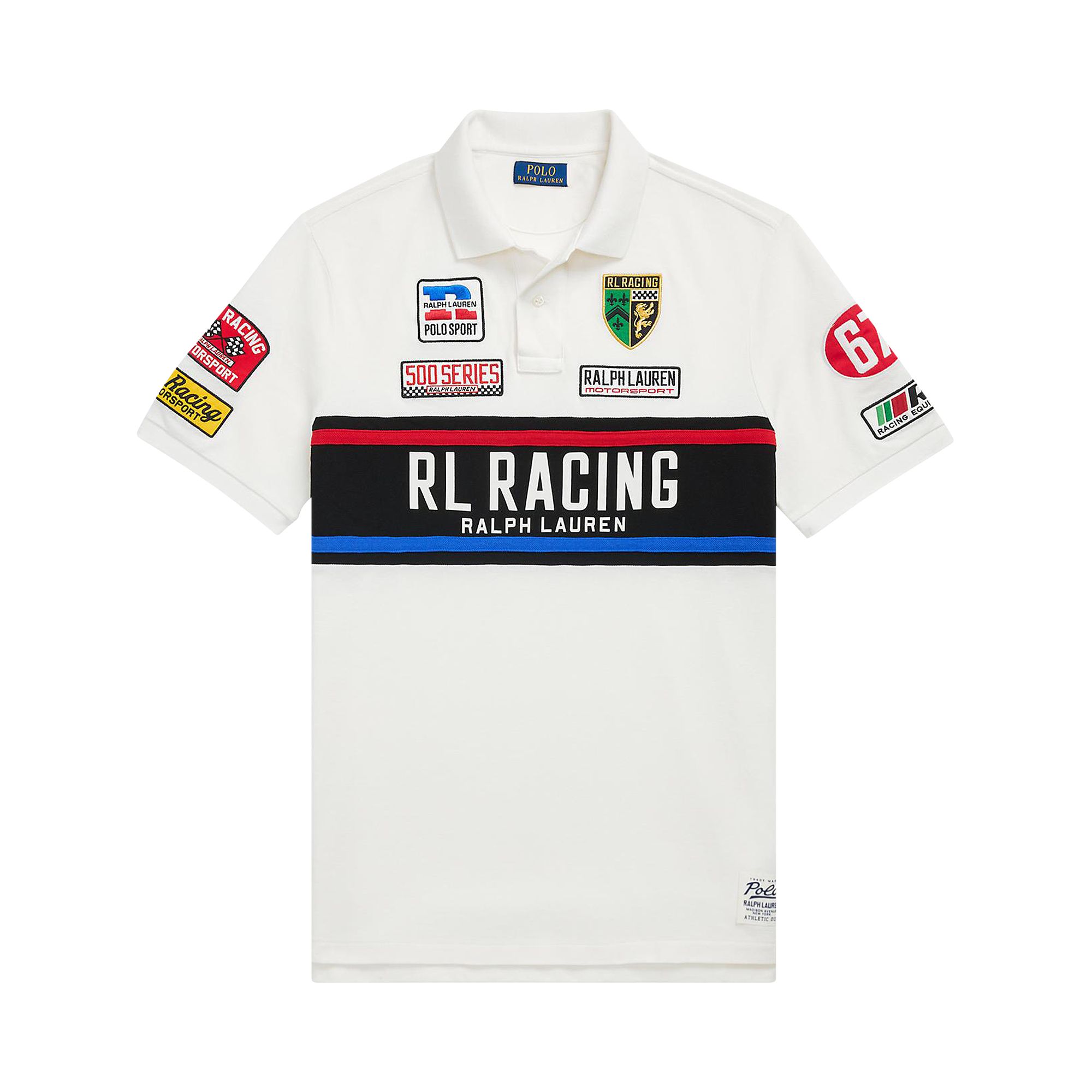 Pre-owned Polo Ralph Lauren Mesh Short-sleeve Polo Shirt 'white' | Men's Size L