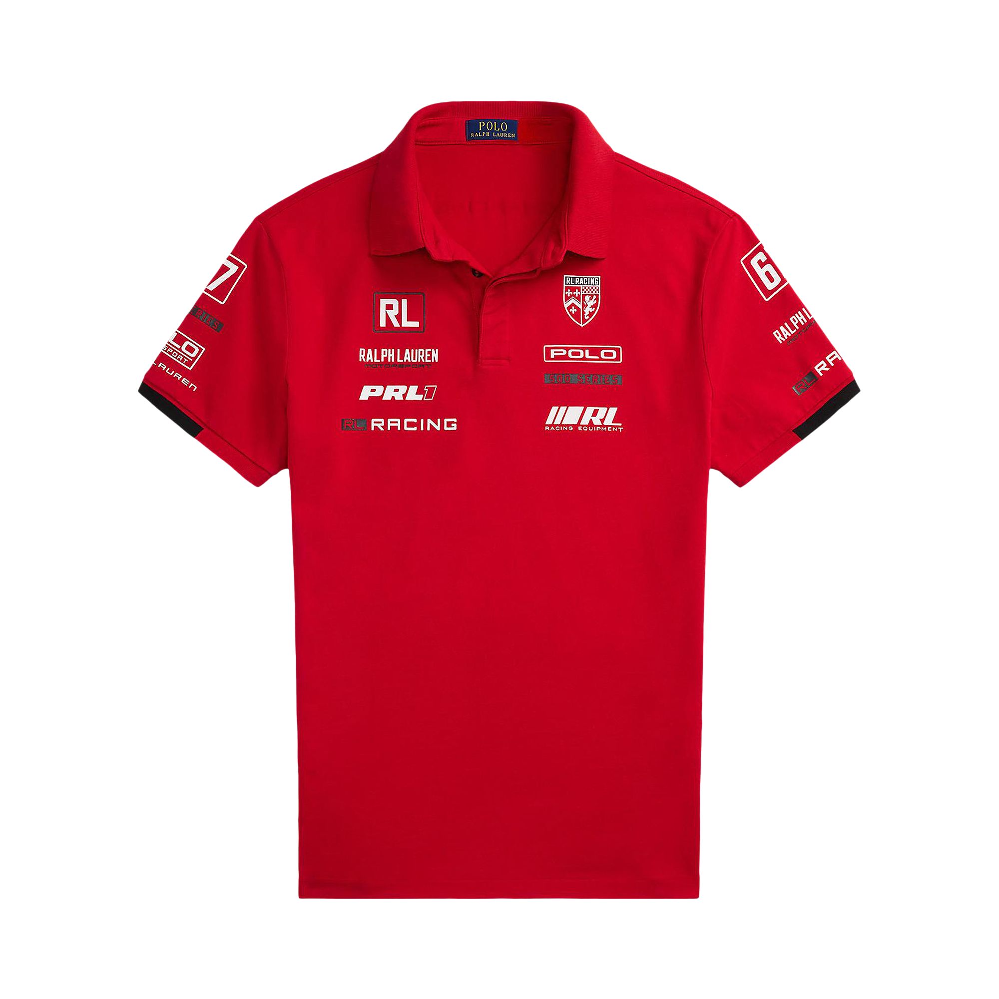 Pre-owned Polo Ralph Lauren Short-sleeve Stretch Mesh Polo Shirt 'red' | Men's Size S