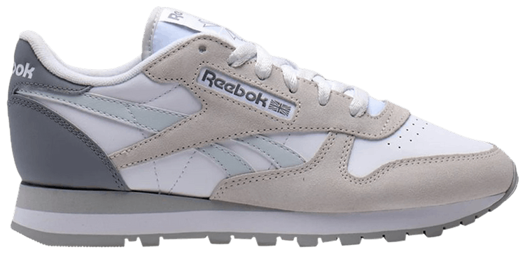 Buy Reebok Wmns Classic Leather 'White Double Grey' 100201187 GOAT