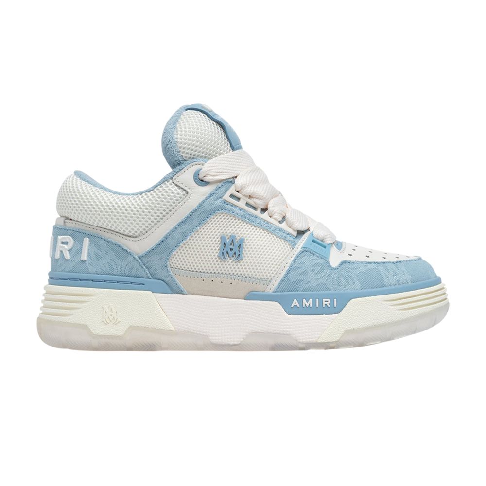 Pre-owned Amiri Wmns Ma-1 'quad Monogram Print - Ocean Sky' | Blue | Women's Size 38