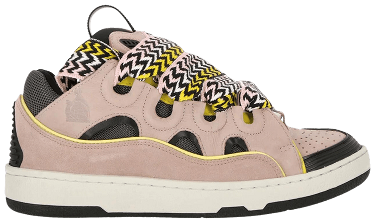 Lanvin Wmns Curb Sneakers Pink Black Yellow
