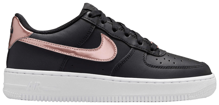 Nike Air Force 1 Low GS Black Metallic Red Bronze