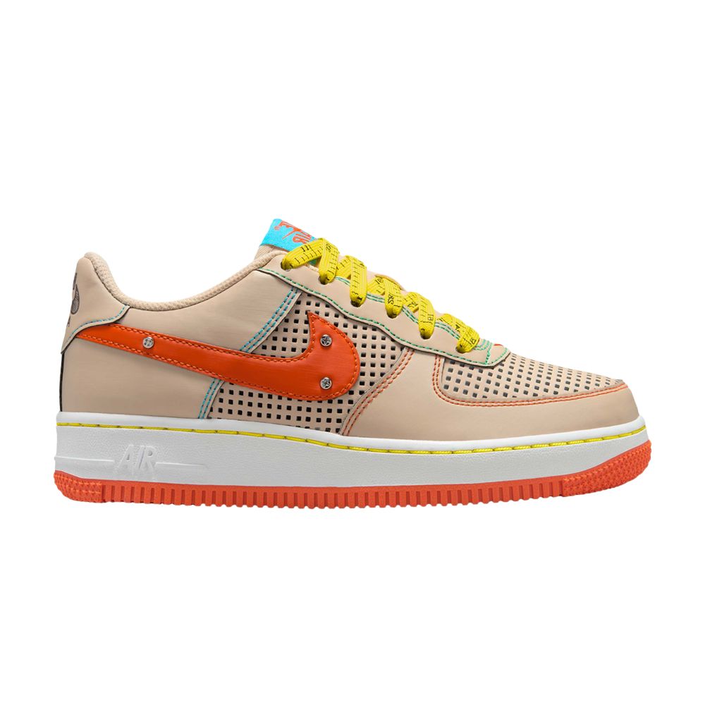 Pre-owned Nike Air Force 1 Low Gs 'd.i.y. Diorama' | Tan | Kid's Size 4