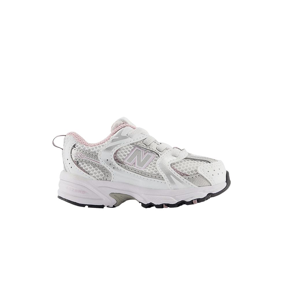 Pre-owned New Balance 530 Bungee Toddler Wide 'white Mid Century Pink' | Infant Size 7