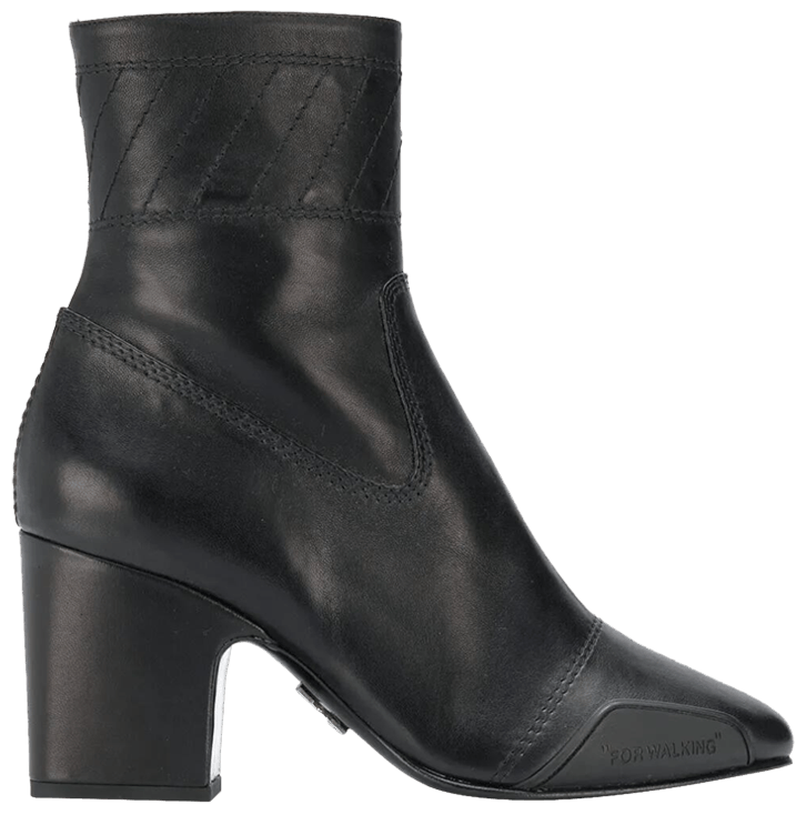 Off White Wmns Ankle Boot Black