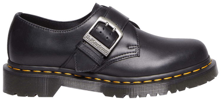 Dr Martens 1461 Buckle Pull Up Leather Oxford Black