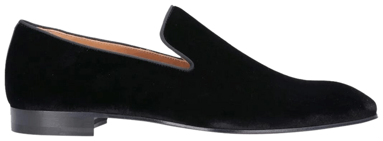 Christian Louboutin Dandelion Flat Black Velvet