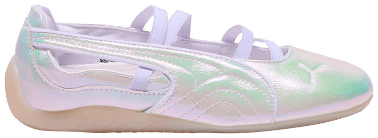 PUMA - WOMENS SPEEDCAT BALLET METALLIC SILVER - WHITE