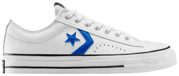 ⭐️chata⭐️ Buy Converse Star Player 76 Low 'Metallic White Blue Leather