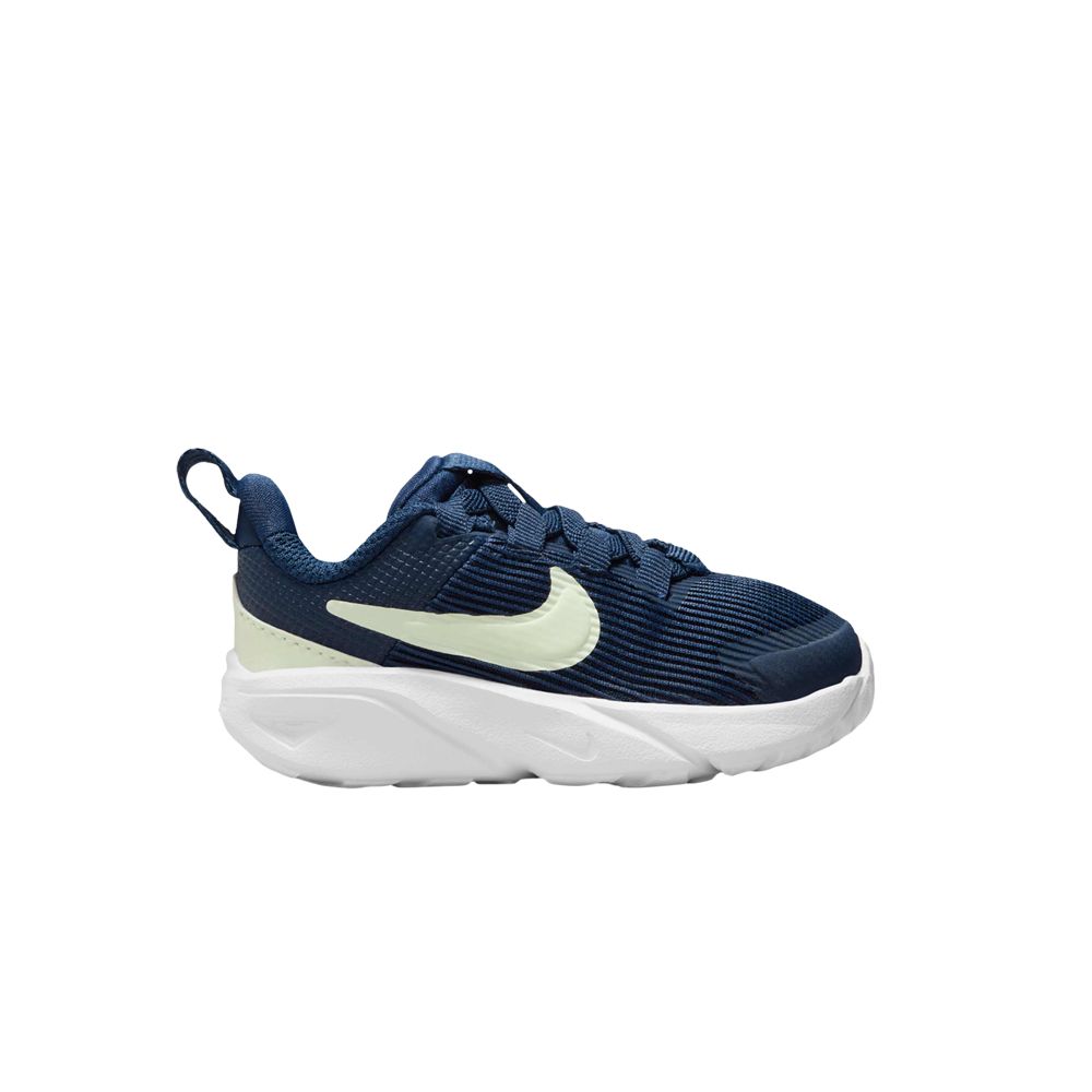 Pre-owned Nike Star Runner 4 Td 'midnight Navy Volt Tint' | Blue | Infant Size 9
