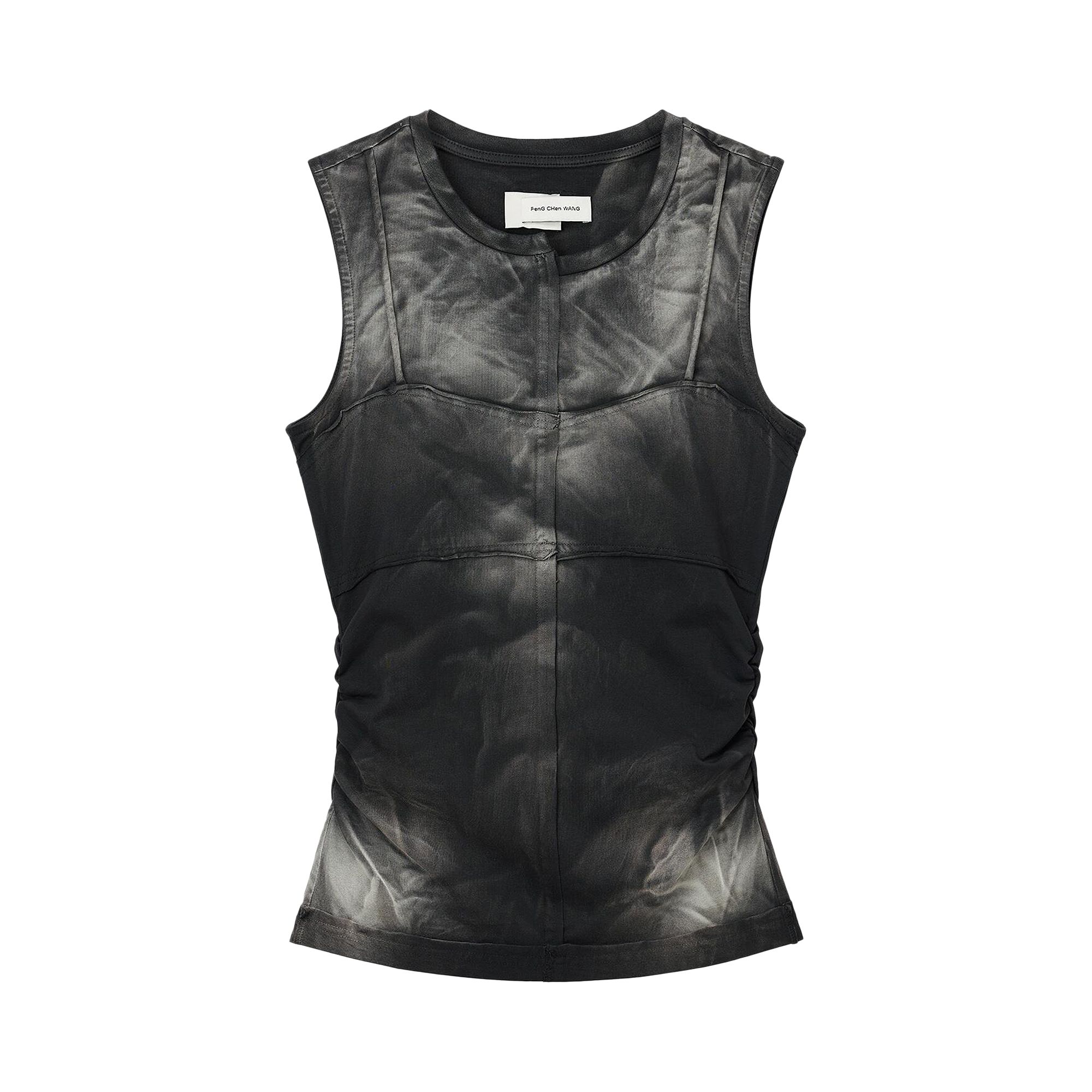 Pre-owned Feng Chen Wang Washed Vest 'black' | Men's Size S