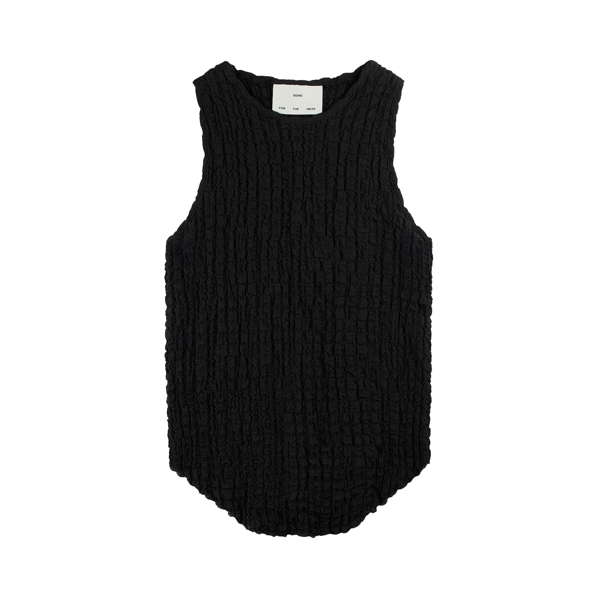 Pre-owned Song For The Mute Basic Tank 'black' | Men's Size 36