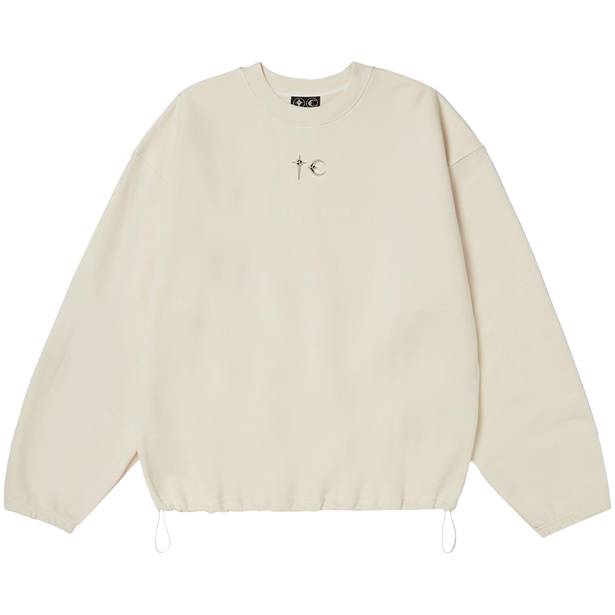 Pre-owned Thug Club Color Emblem Sweatshirt 'ivory' | Cream | Men's Size 2