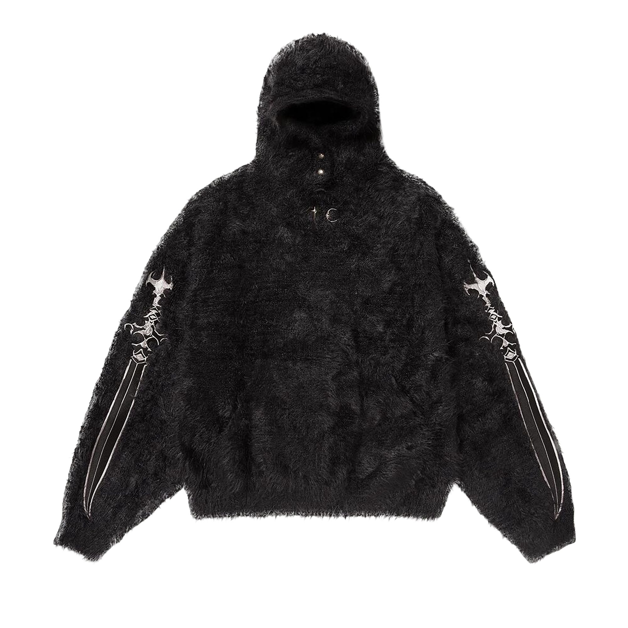 Pre-owned Thug Club Pack Fur Sword Hoodie 'black' | Men's Size 4