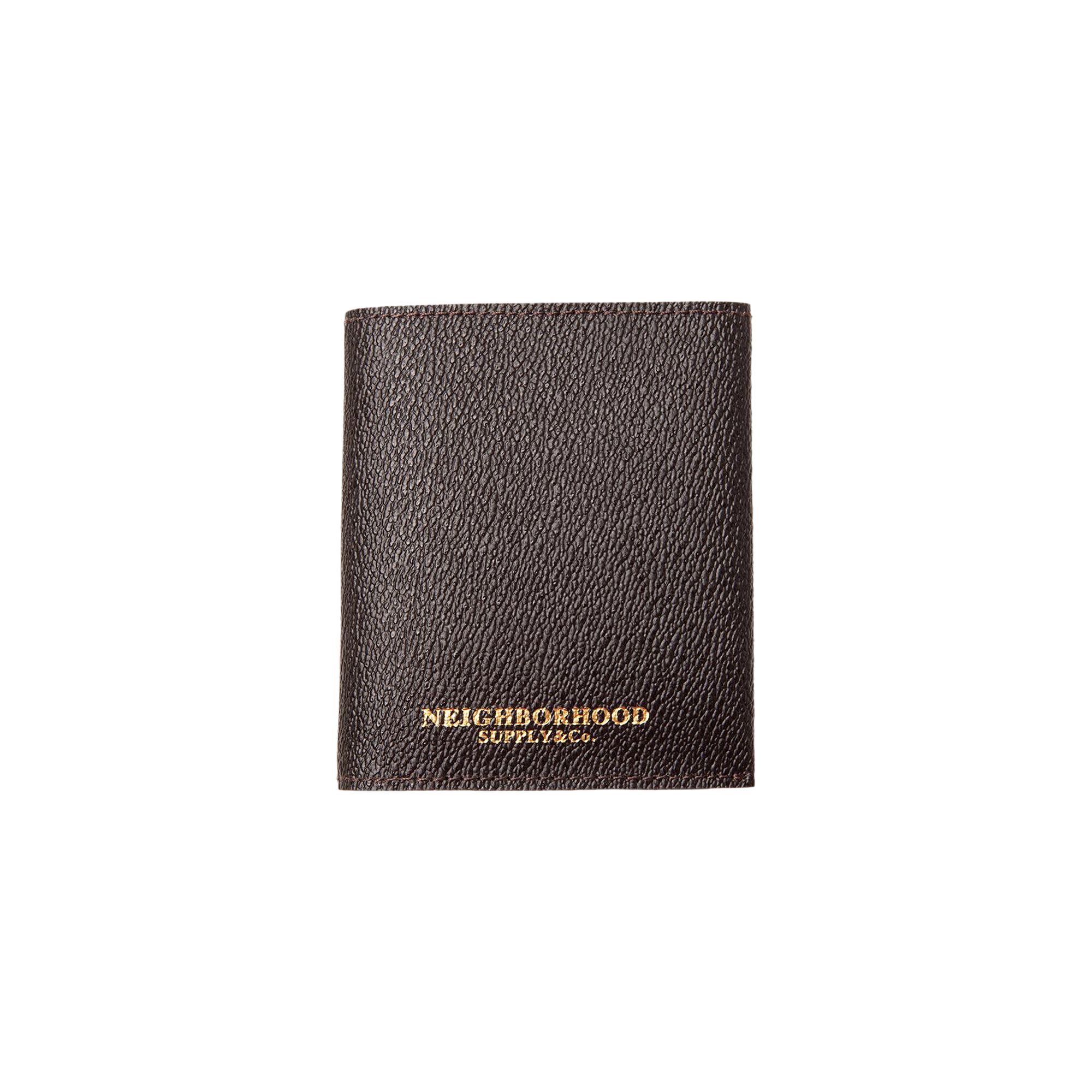 Pre-owned Neighborhood Coated Wallet 'brown' | Men's Size Onesize