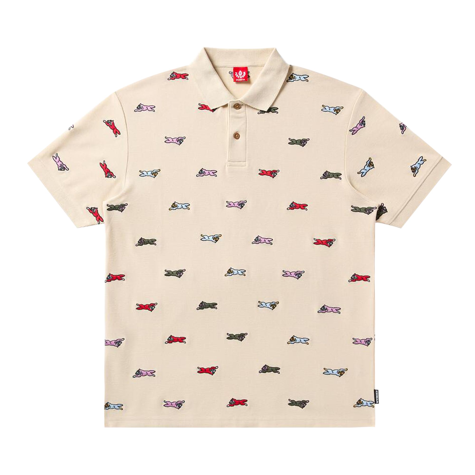 Pre-owned Icecream Universe Short-sleeve Polo 'fog' | White | Men's Size S