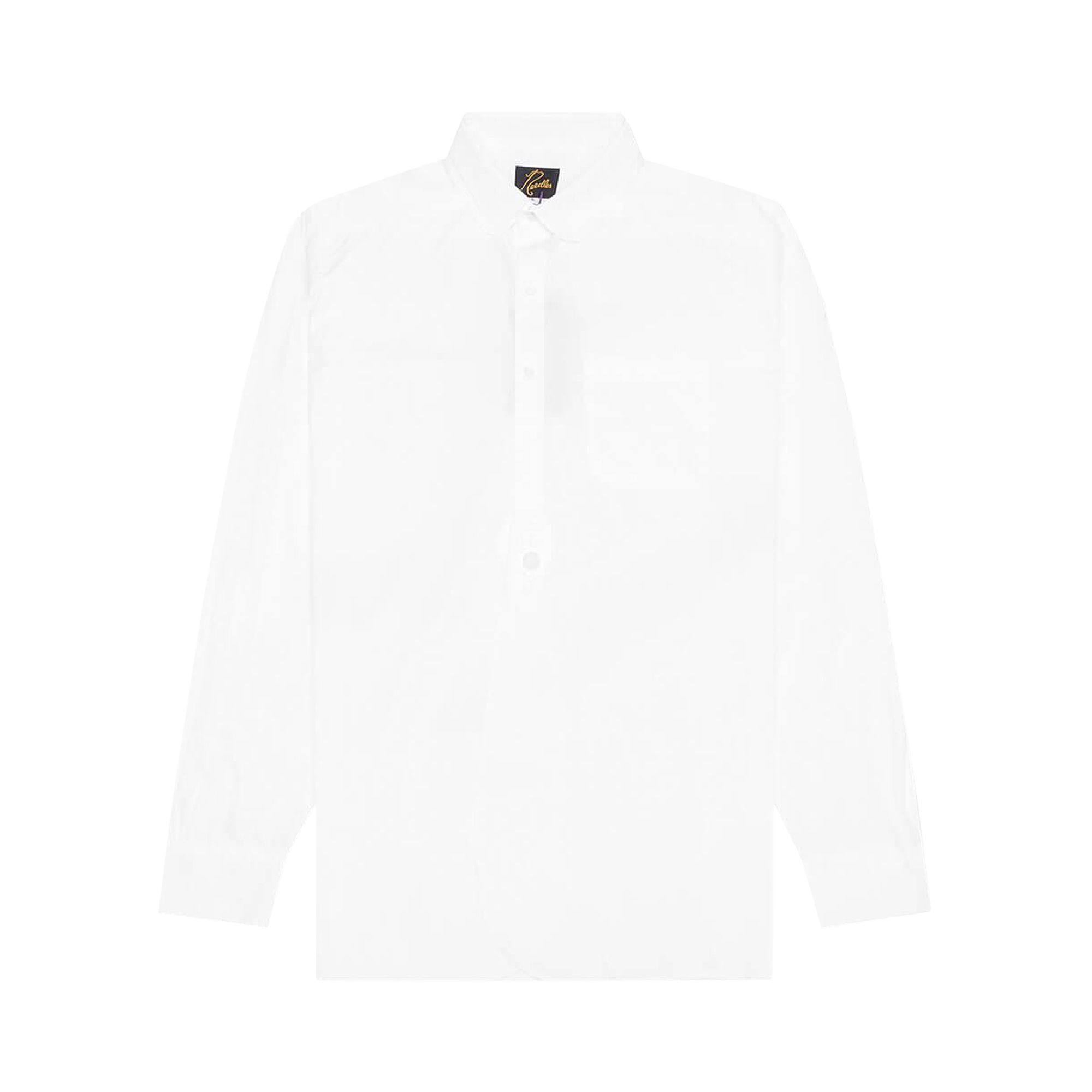 Pre-owned Needles Double Round Collar Edw Shirt 'off White' | Men's Size L