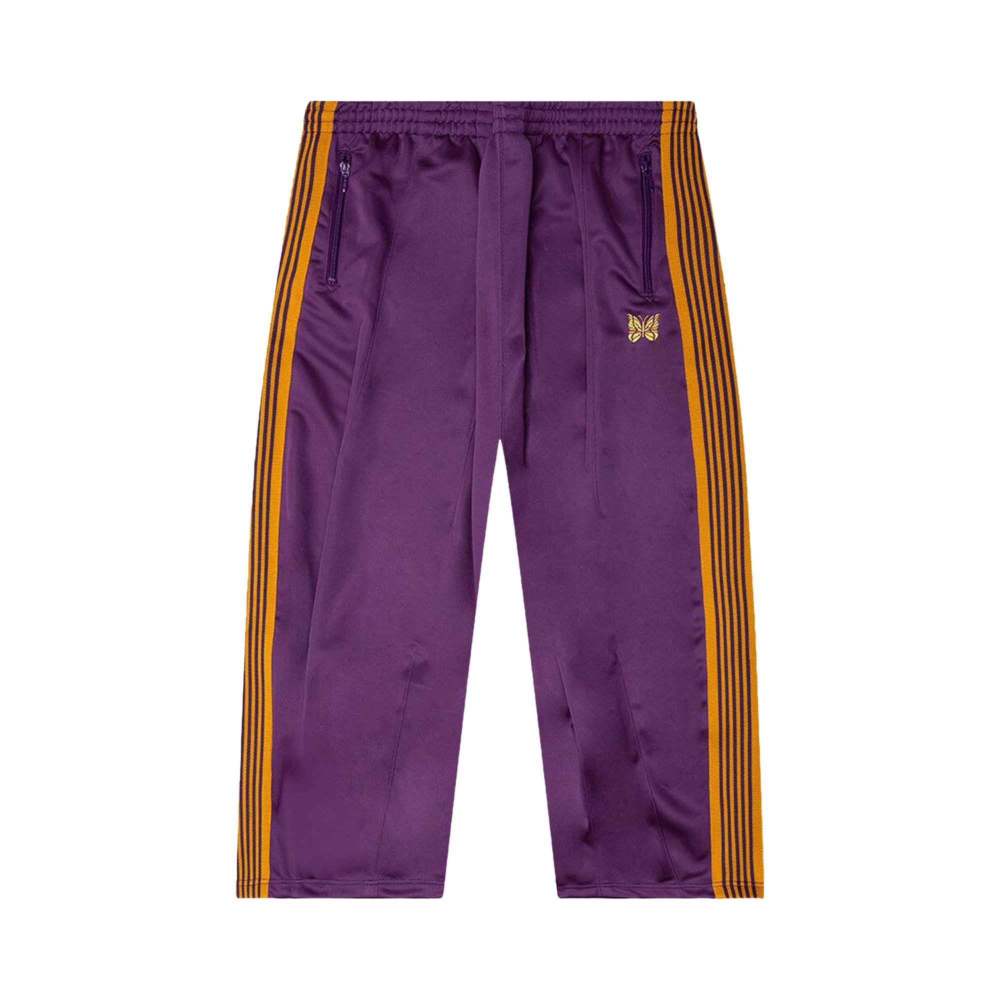 Pre-owned Needles Poly Smooth H.d. Track Pant 'purple' | Men's Size M