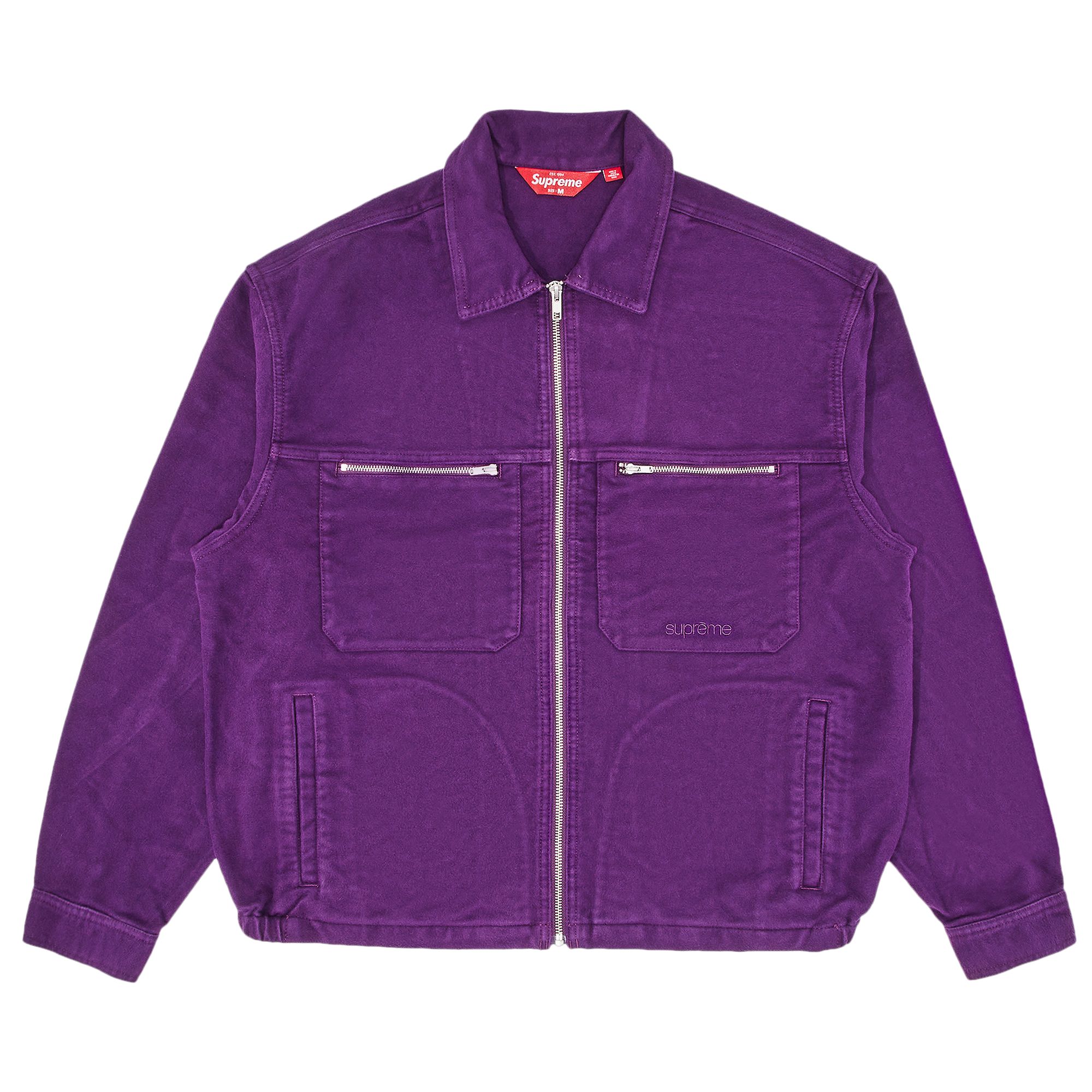 Pre-owned Supreme Moleskin Work Jacket 'purple' | Men's Size M