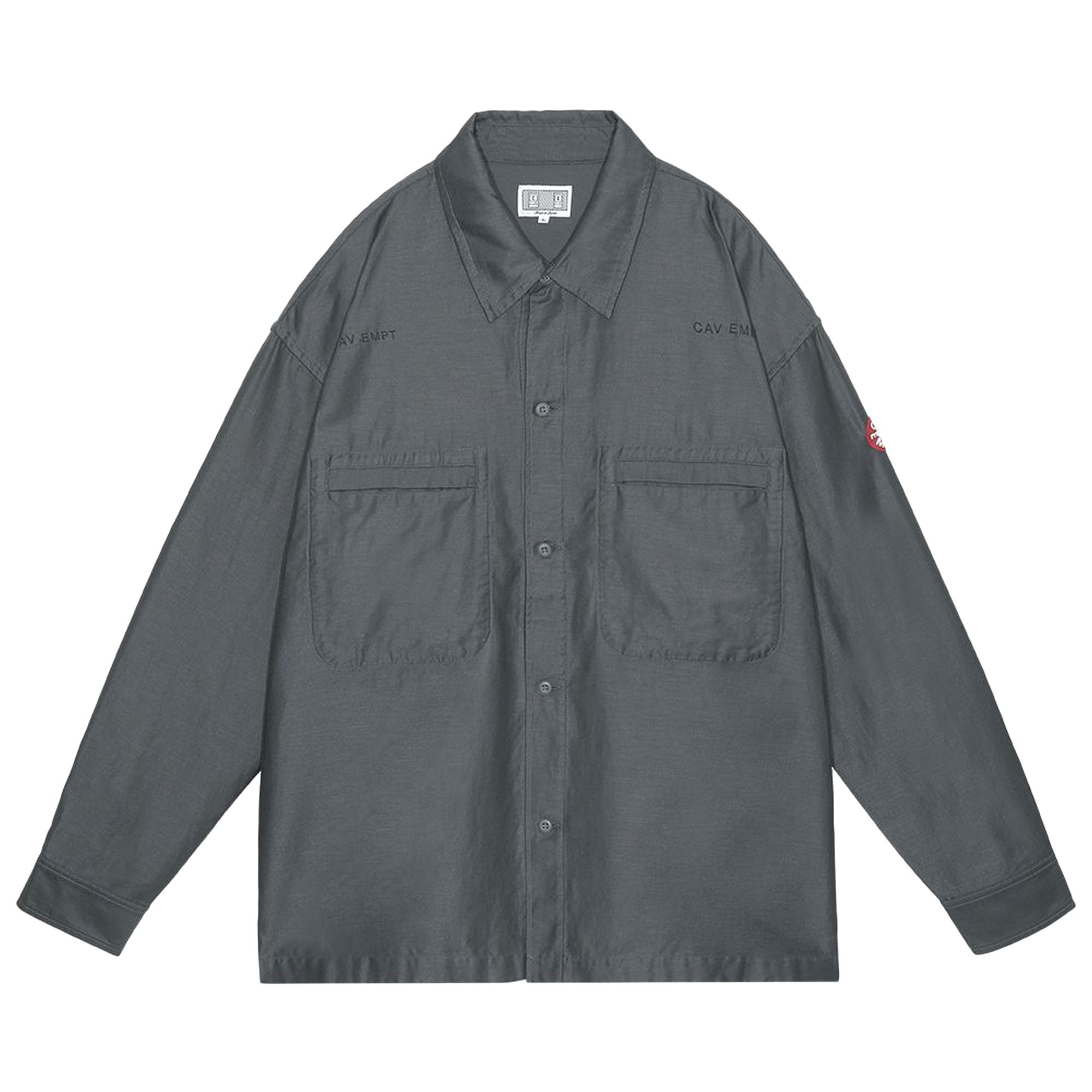 Pre-owned Cav Empt Casual Shirt 'charcoal' | Grey | Men's Size M In Gray