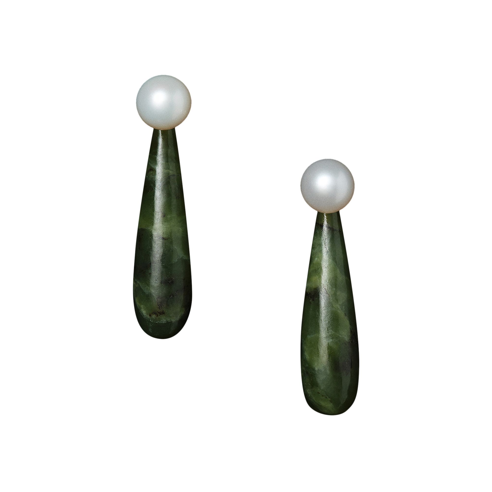 Pre-owned Sophie Buhai Small Angelyne Earrings | Green | Women's Size Onesize