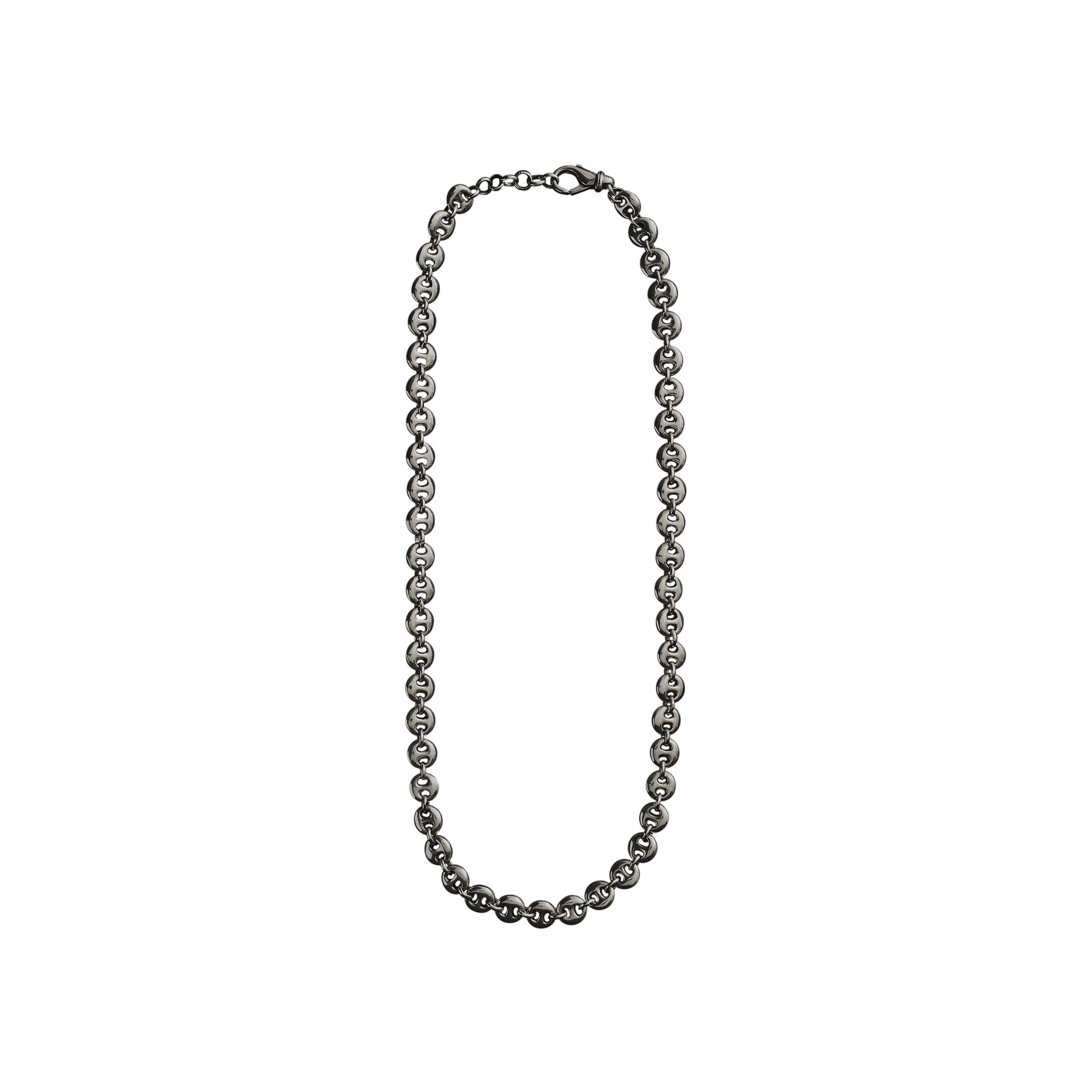 Pre-owned Sophie Buhai Small Circle Link Necklace | Silver | Women's Size Onesize