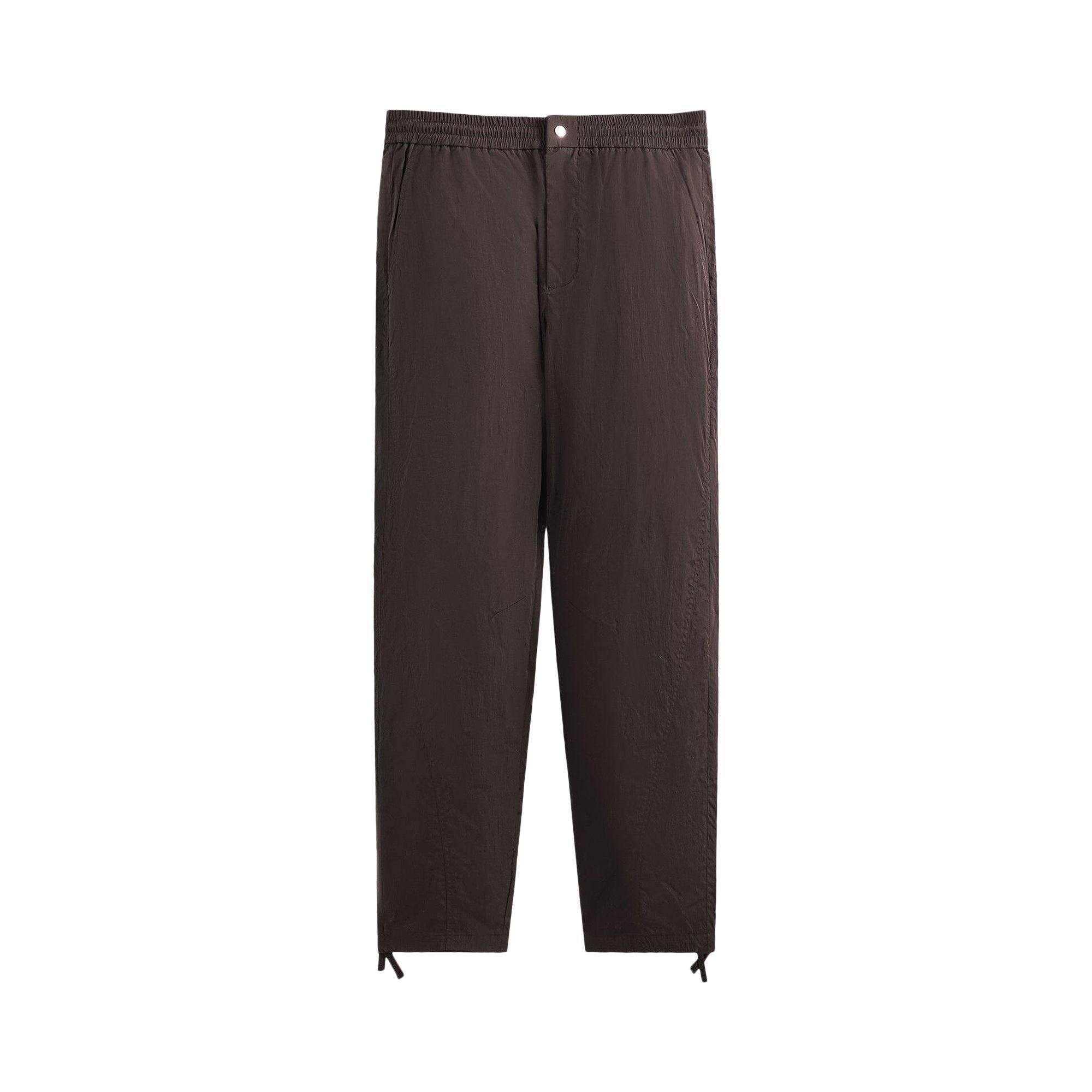 Pre-owned Kith Wrinkle Nylon Mercer 8 Pant 'kindling' | Brown | Men's Size S