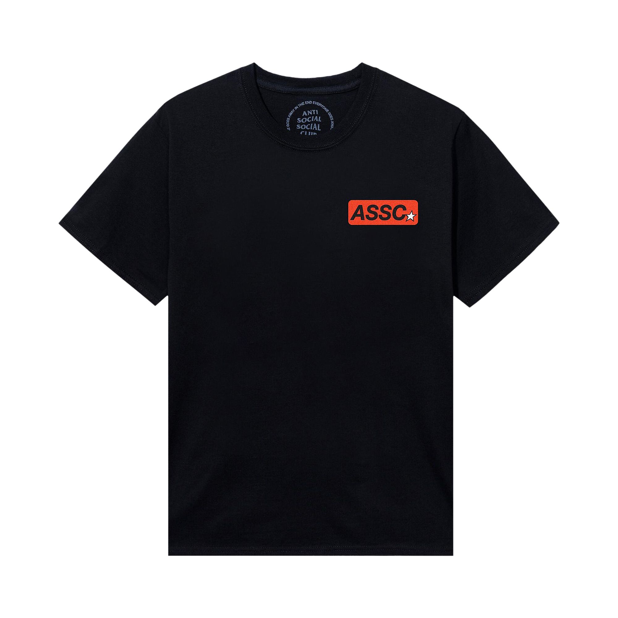 Pre-owned Anti Social Social Club Flames Tee 'black' | Men's Size M
