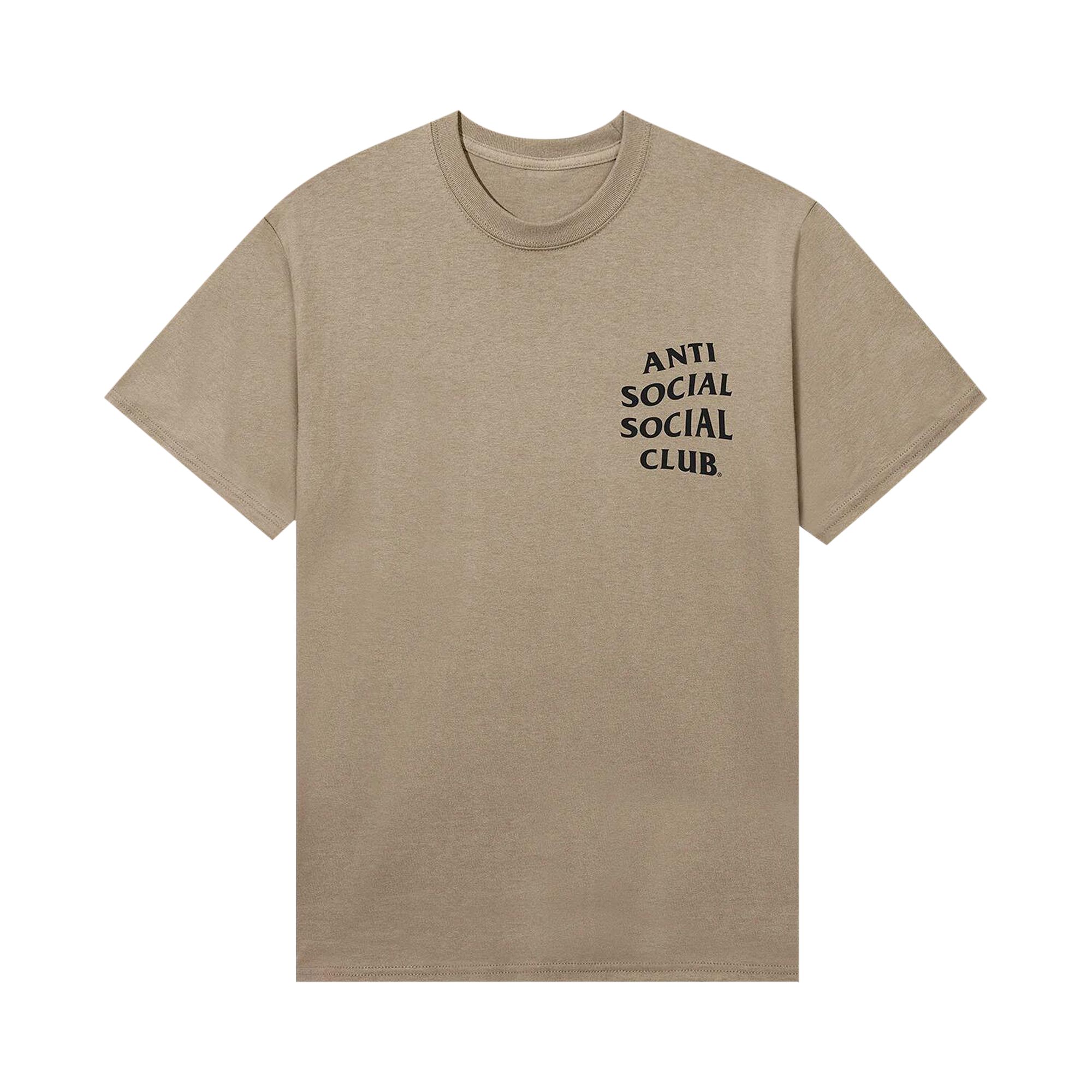 Pre-owned Anti Social Social Club Seasonal Mind Games Tee 'tan' | Men's Size S