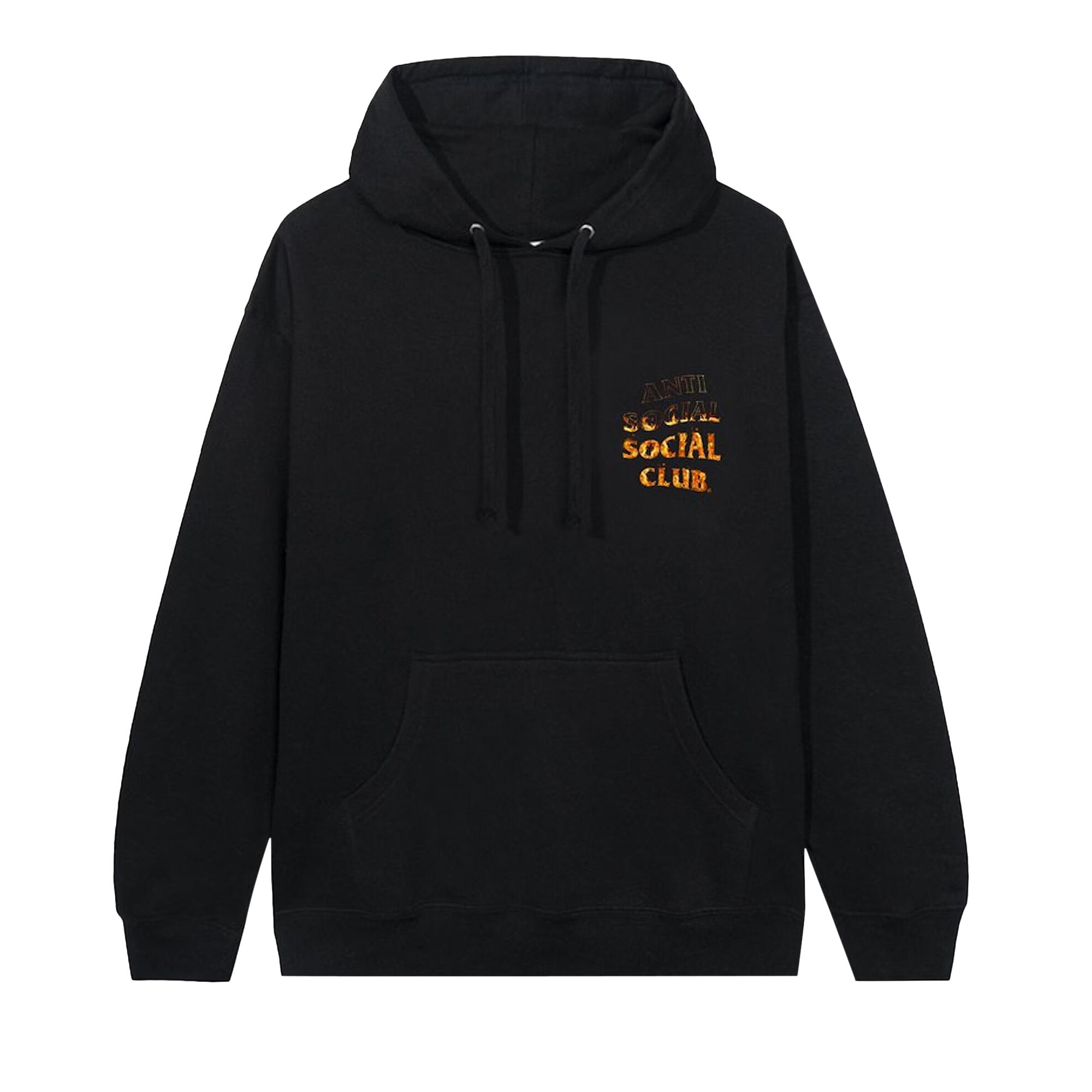 Pre-owned Anti Social Social Club Fire Inside Hoodie 'black' | Men's Size S