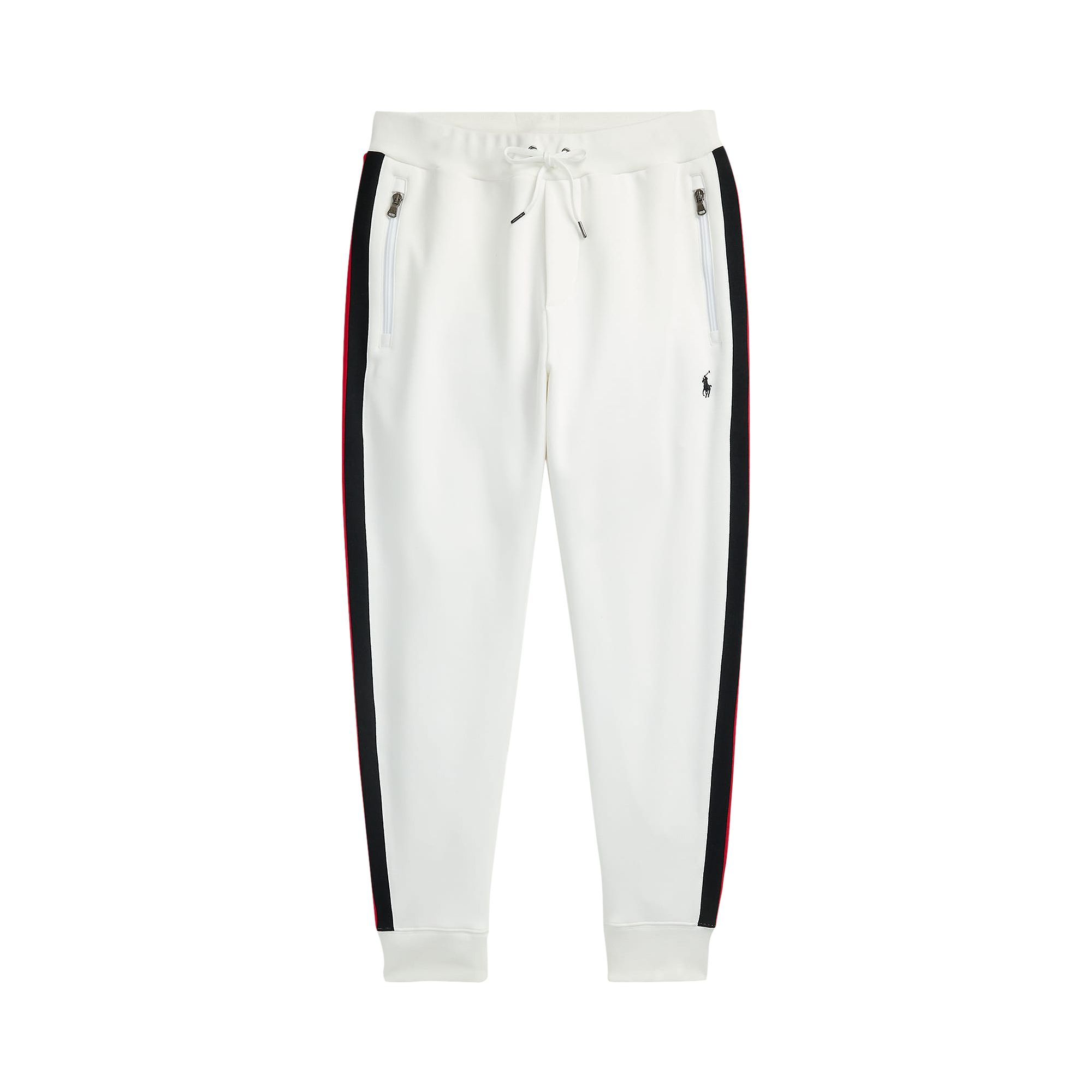 Pre-owned Polo Ralph Lauren Mesh Double Knit Pants 'ceramic White/multicolor' | Men's Size L