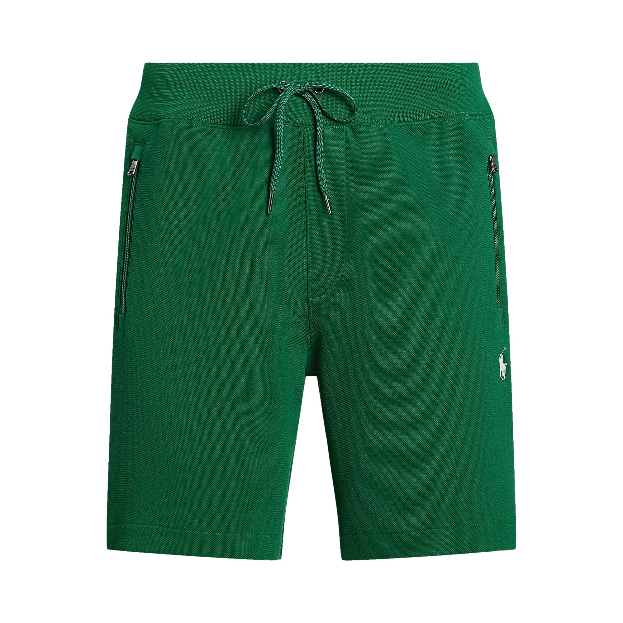 Pre-owned Polo Ralph Lauren Mesh Double Knit Shorts 'tennis Green/multicolor' | Men's Size S