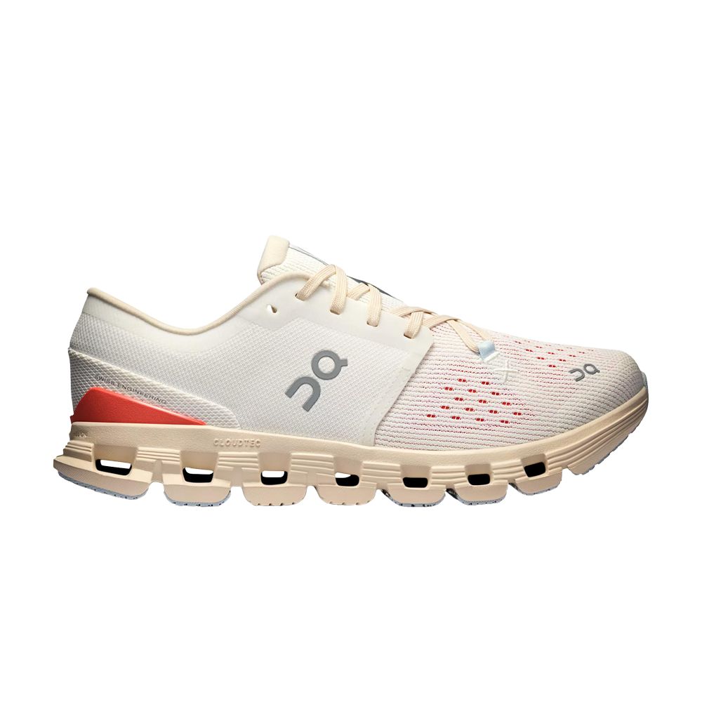 Pre-owned On Wmns Cloud X 4 'ivory Salm' | Cream | Women's Size 8.5